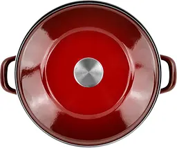 Каструля антипригарна GARNET з кришкою 26 см 5 л VITRINOR - мініатюра 2