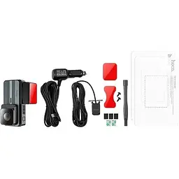 Відеореєстратор Hoco DV12 комплект із другою задньою камерою + 2K GPS WiFi - мініатюра 2