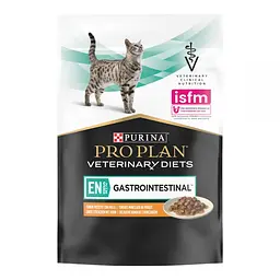 Вологий корм для кошенят і дорослих котів Purina Pro Plan Veterinary Diets EN St/Ox Gastrointestinal з куркою, 85 г