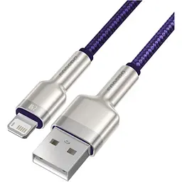 Кабель Baseus Cafule Metal USB-A to Lightning 2m Purple (CALJK-B05) [169645] - мініатюра 2