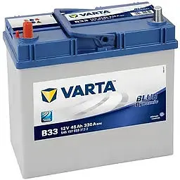 Автомобільний акумулятор VARTA Blue Dynamic B33 6СТ-45Ah Аз ASIA 330A (EN) ТК 545157033