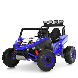 Джип дитячий електромобіль 24V 2x150W MP3 Bluetooth EVA синій (M 6373EBLR-4)