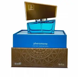 Парфуми з феромонами чоловічі Shiatsu Pheromone Fragrance men lightblue 50 ml