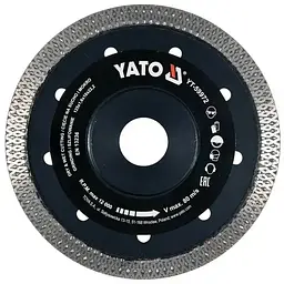 Диск відрізний алмазний YATO Ø=125x1.6x10x22.2 мм (YT-59972)