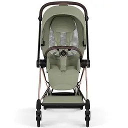 Прогулянкова коляска Cybex Mios Style 5.0 Sage Green шасі Rosegold - мініатюра 3