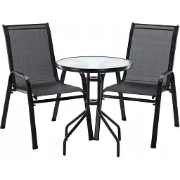Комплект садових меблів Garden Line Majorka-2 Black