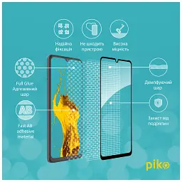 Скло захисне Piko Full Glue ZTE Blade A52 Black (1283126545528) - мініатюра 3