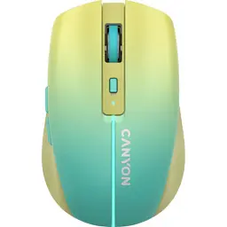 Мишка Canyon MW-44 LED Rechargeable Wireless/Bluetooth Yellow Blue (CNS-CMSW44UA) - мініатюра 3
