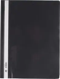 Швидкозшивач пластиковий, А4, PP, чорний, 6 шт.