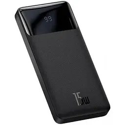 Батарея зовнішня Baseus Bipow Digital Display Power bank 10000mAh (PPDML-I01) чорний - мініатюра 2