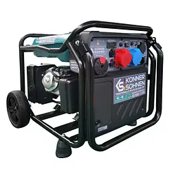 Konner & Sohnen Генератор інверторний бензиновий KS 8100iE 1/3 ATSR 230/400В 8/8.5кВт АВР(ATS) електростартер 68кг - мініатюра 8