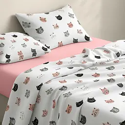 Дитяча постільна білизна фланель в ліжечко PLAYFUL CATS COSAS (4822052500316) - мініатюра 2