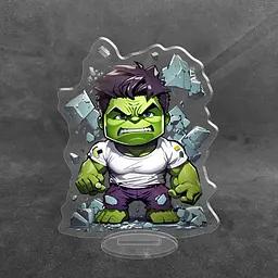 Акрилова колекційна фігурка Чібі Chibi Халк 10 cм - мініатюра 2
