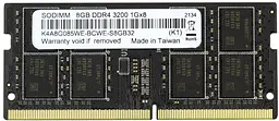 Модуль пам'яті SODIMM DDR4 8Gb Samsung 3200 Mhz (K4A8G085WE-BCWE-S8GB32) (SODIMM 8GB DDR4 3200 1Gx8) Б/в