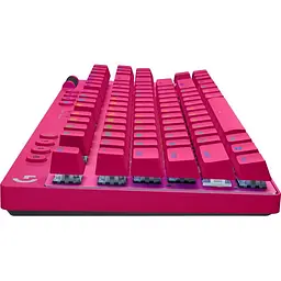 Клавіатура Logitech G PRO X TKL Lightspeed Gaming Magenta (920-012159) - мініатюра 3