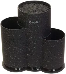 Колода для ножів Brash Stand потрійна пластикова Kamille Ø22х11 см Ø16х11 см kuh0007465 - мініатюра 4