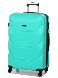 Валіза велика L Madisson Snowball 32303 пластикова 105л М'ятний