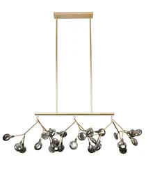 Люстра LED PETALS Levistella 918LP264-27 GD+BK