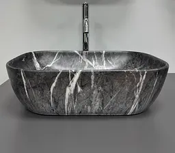 Умивальник VBI Ravenna накладний 46x33.5 см black opal matt VBI-011233 - мініатюра 4