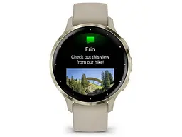 Смарт-годинник Garmin Venu 3s Soft Gold Stainless Steel Bezel with French Gray Case and Silicone Band (010-02785-52) - мініатюра 4