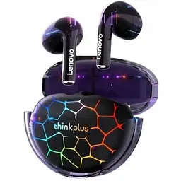Навушники бездротові Lenovo LP80 Pro RGB підсвічування чорні - мініатюра 2