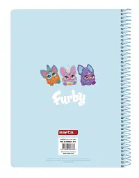 Блокнот Safta Furby А5 небесно-блакитний на спіралі - мініатюра 2