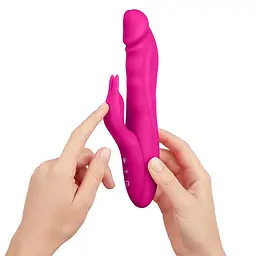 Вібратор-кролик Dream Toys Booster Rabbit 21.6 см (рожевий) - мініатюра 7