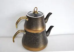 Двоярусний чайник O.M.S. Collection 8200-M Gold (0,8/1,8 л.) - мініатюра 4