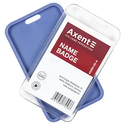 Бейдж-чохол Axent SoftTouch матовий димчасто-синій 4550V (54x85мм) упаковка 5 шт. (4550V-02-A) - мініатюра 4