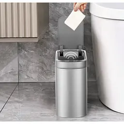 Розумний кошик для сміття Ninestars DZT-7-2 Sensor Trash Can Space Silver [151954] - мініатюра 2