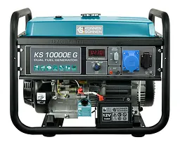 Генератор бензиновий газ/бензин Konner&Sohnen 7.5/8 кВт KS 10000E G