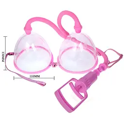 Вакуумна помпа для грудей - Breast Pump Enlarge With Twin Cups - мініатюра 4