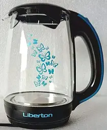 Електрочайник Liberton LEK-1703 Black-blue - мініатюра 2