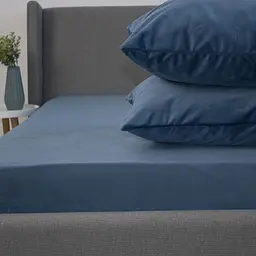 Наволочка декоративна ТЕП Velour з замком 50x70 см темно-синій (2-05173_36326) - мініатюра 2