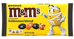 Драже M&M's Peanut Milk Chocolate Halloween Candy 283г