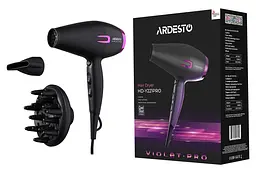 Фен Ardesto Violet PRO HD-Y221PRO ,1750-2100Вт, 2 швидкості, 3температурні режими, дифузор, чорний - мініатюра 7