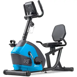 Горизонтальний велотренажер Hop-Sport HS-035L Solo синій