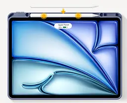 Чохол-книжка CDK для Apple iPad Pro 12.9" 3gen 2018 екокожа/силікон Smart Case cлот стилус(017899) lavender - мініатюра 6