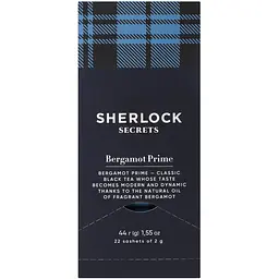 Чай чорний Sherlock Secrets Bergamot Prime 44 г (22 шт x 2 г) - мініатюра 4