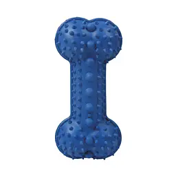 Іграшка для собак Misoko&Co Гумова кістка. blue. 8x17.5 cm