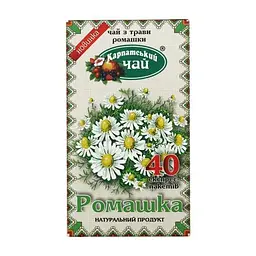 Чай Карпатський Чай Ромашка 40 г (40 шт. x 1 г) - мініатюра 2