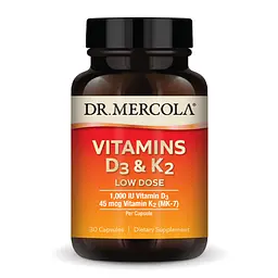 Вітамін D3 з K2 Vitamins D3 & K2 Low Dose - 30 caps