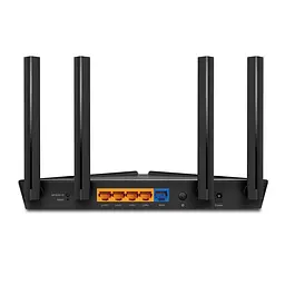 Роутер TP-LINK Archer AX53, Black, Wi-Fi 6, до 3000 Mb/s, 2.4/5GHz, 4x100/1000 Mb/s, RJ45 100/1000Mb/s (Gb), 4 зовнішні незнімні антенни - мініатюра 3