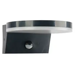 Вуличний світильник із датчиком руху Goldlux 324030 Tesa Led 1x10W 4000K 1100Lm IP54 BK