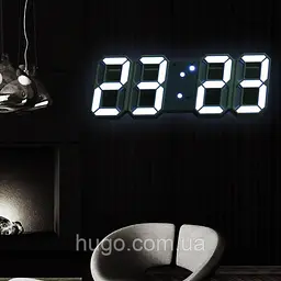 Настільний цифровий LED-годинник / White - мініатюра 5
