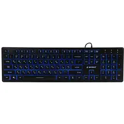 Клавиатура проводная Gembird KB-UML3-01-UA USB Black с подсветкой - миниатюра 2