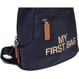 Рюкзак дитячий Childhome My first bag black/gold - мініатюра 6