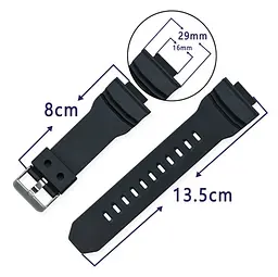 Спортивний ремінець Primo для годинника Casio G-Shock GA-150/GA-200/GA-300/GA-301/GLX-150/GAW-100 - мініатюра 6
