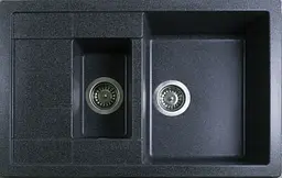 Кухонна мийка Adamant ANILA PLUS графіт 775x495x200 мм, з крилом 77,5 см - мініатюра 1