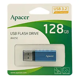 Флеш-накопичувач Apacer USB 3.2 Gen 1 AH25C 128GB блакитний - мініатюра 2